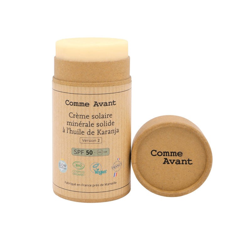 Salle d'ô - Crème solaire solide SPF50 à l'huile de Karanja - 80g