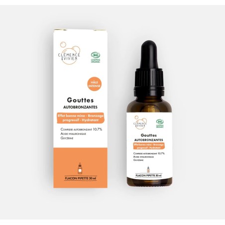 Salle d'ô - Gouttes autobronzantes hâle intense - 30ml