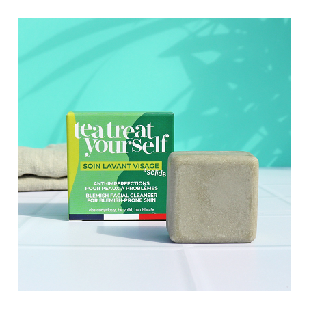 Salle d'ô - Soin lavant visage - Peaux à problèmes - Tea treat yourself - 28g