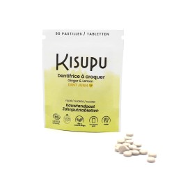 KISUPU - Dentifrice à croquer Dent Juan - Bio - 90 pastilles