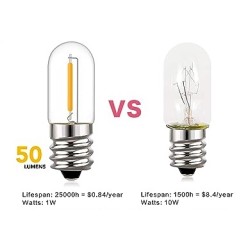 E14 LED bulb - T16 - 1W 50LM 2200K