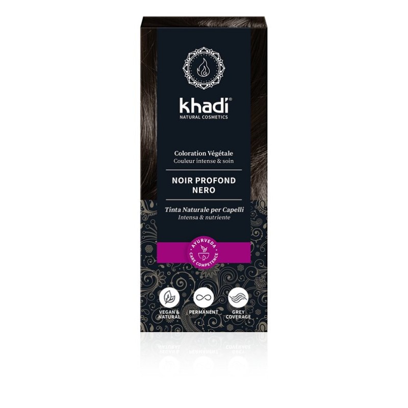 Salle d'ô - Coloration végétale Noir profond - 100g Salle d'ô - Coloration végétale Noir profond - 100g