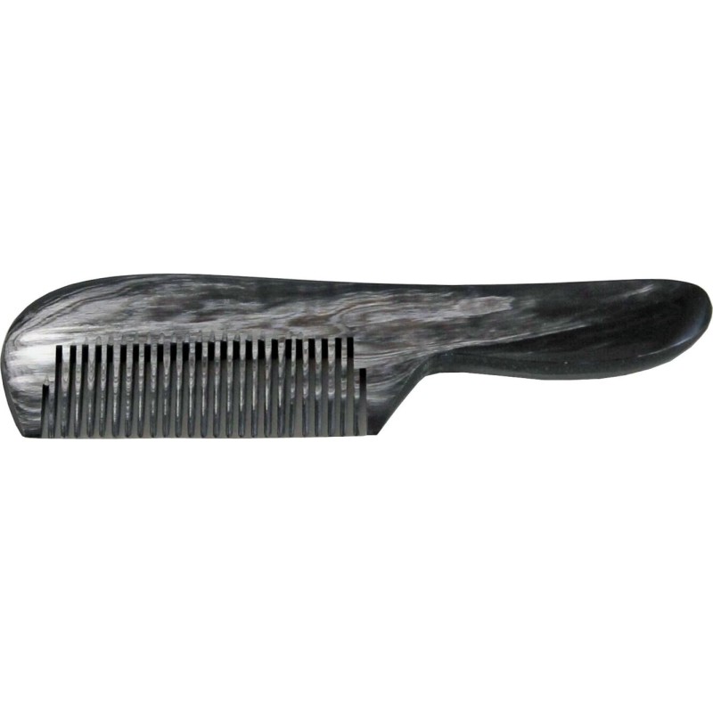 Salle d'ô - Peigne à barbe en corne 11cm - Hongrie Salle d'ô - Peigne à barbe en corne 11cm - Hongrie