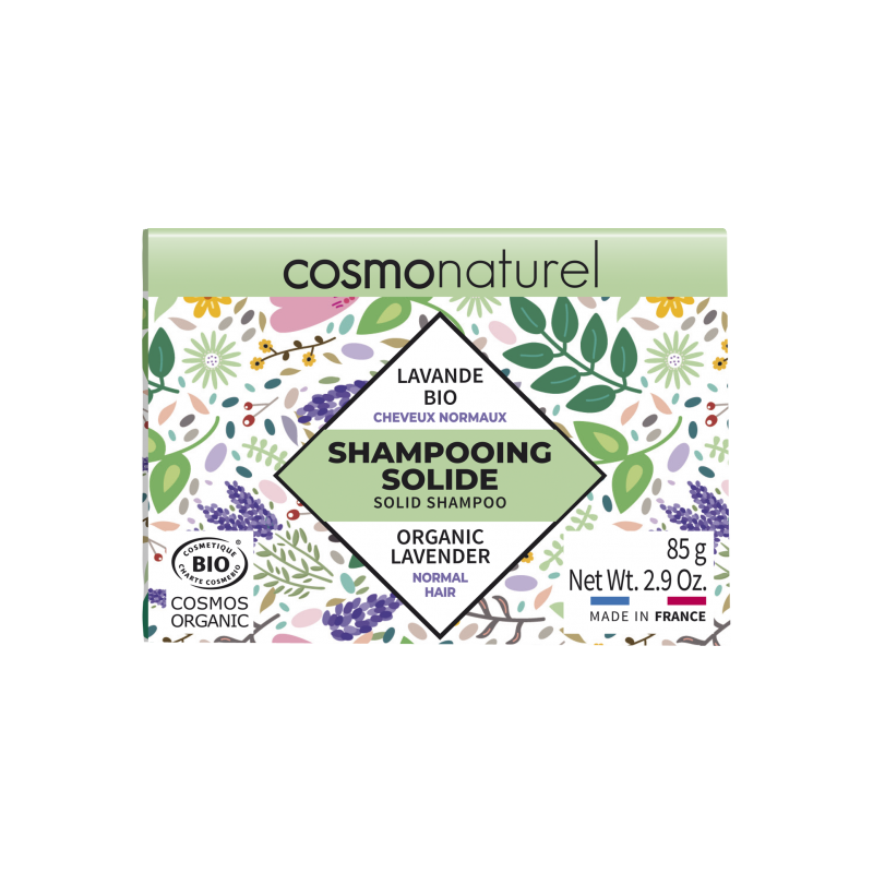 Salle d'ô - Shampooing solide cheveux normaux lavande bio - 85g - cosmo naturel Salle d'ô - Shampooing solide cheveux normaux lavande bio - 85g - cosmo naturel
