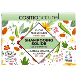 Solid shampoo dry hair jojoba aloe vera - 85g - natural cosmo