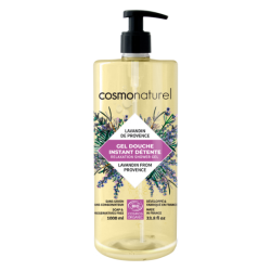 Instant relaxation lavender shower gel - 1l - cosmo naturel