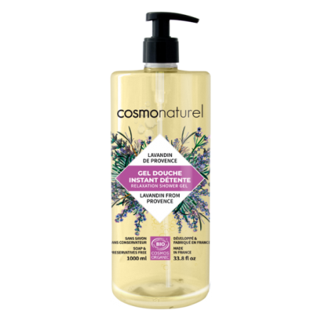 Salle d'ô - Gel douche instant détente lavandin - 1L - cosmo naturel