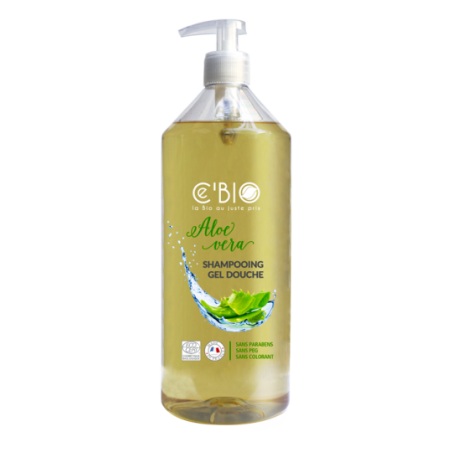 Salle d'ô - Shampooing douche aloe vera - 1L - ce'bio