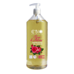 Old-fashioned rose shower shampoo - 1L - ce'bio