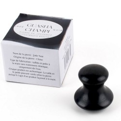 Champi guasha - jade preto - anti-stress, relaxante