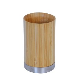 Copo de bambu - aço inoxidável