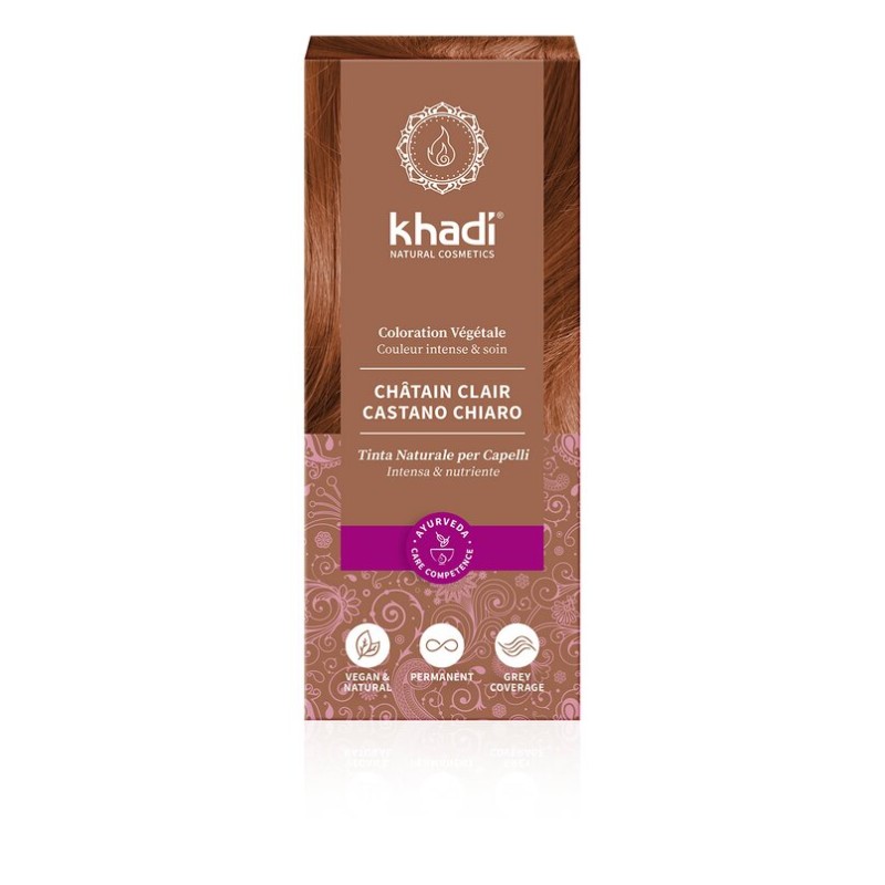 Salle d'ô - Coloration végétale Chatain clair - 100g Salle d'ô - Coloration végétale Chatain clair - 100g