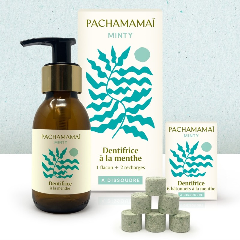 Salle d'ô - Kit Dentifrice à la menthe à dissoudre Salle d'ô - Kit Dentifrice à la menthe à dissoudre