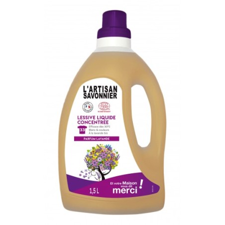 Salle d'ô - Lessive liquide concentrée - 1,5L
