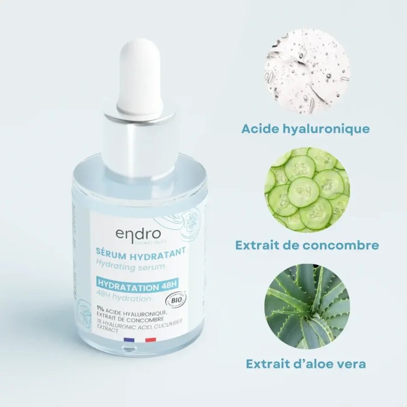 Salle d'ô - Sérum hydratant - Hydratation 48h - 30ml Salle d'ô - Sérum hydratant - Hydratation 48h - 30ml