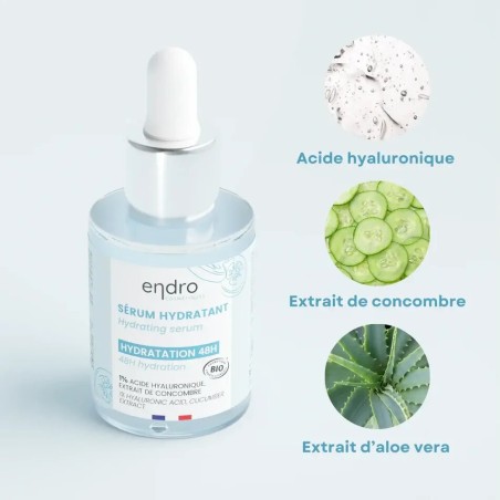Salle d'ô - Sérum hydratant - Hydratation 48h - 30ml