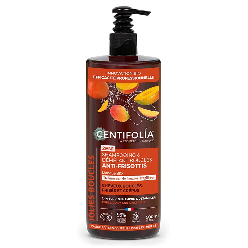 Salle d'ô - Shampooing et démêlant boucles 2en1 - cheveux bouclés, frisés et crépus - 500ml Salle d'ô - Shampooing et démêlant boucles 2en1 - cheveux bouclés, frisés et crépus - 500ml