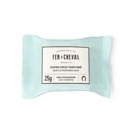Salle d'ô - Savon doux parfumé - 25g - Aqua mandarine - Fer à Cheval