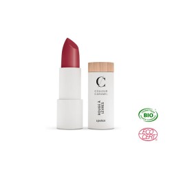 Lápiz labial satinado n.° 223 - Rojo verdadero