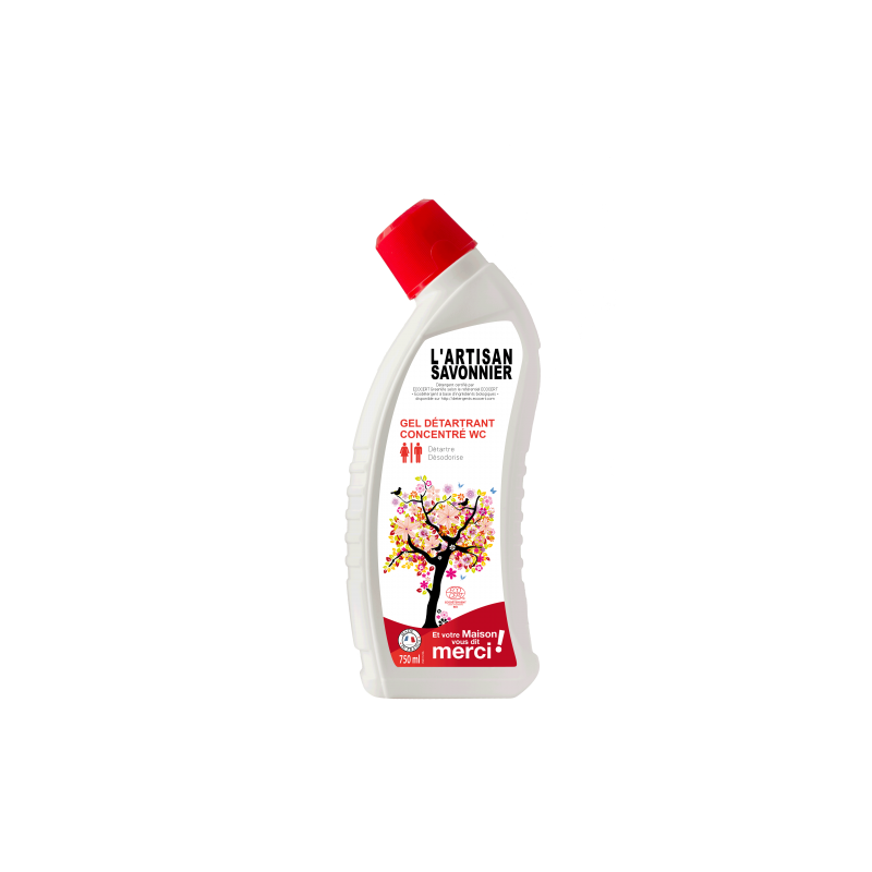 Salle d'ô - Gel détartrant concentré - 750ml Salle d'ô - Gel détartrant concentré - 750ml