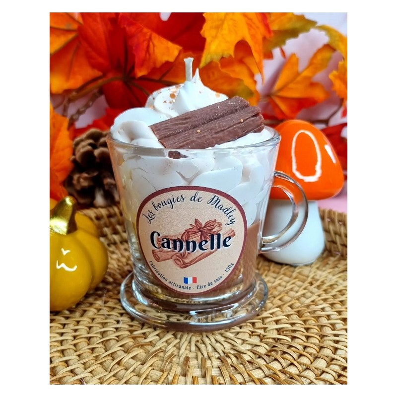 Salle d'ô - Bougie gourmande - Cannelle - 130g Salle d'ô - Bougie gourmande - Cannelle - 130g
