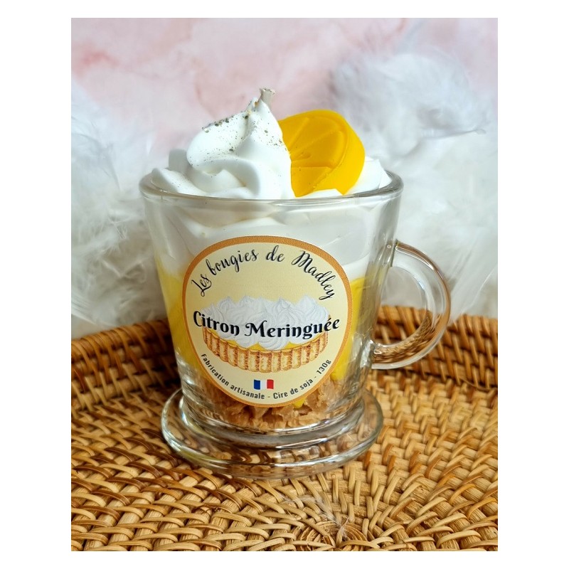 Salle d'ô - Bougie gourmande - Citron meringuée - 130g Salle d'ô - Bougie gourmande - Citron meringuée - 130g