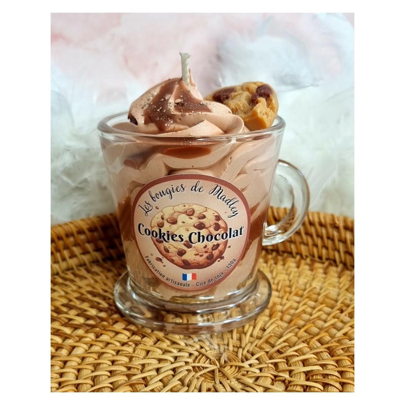 Salle d'ô - Bougie gourmande - Cookies chocolat - 130g Salle d'ô - Bougie gourmande - Cookies chocolat - 130g