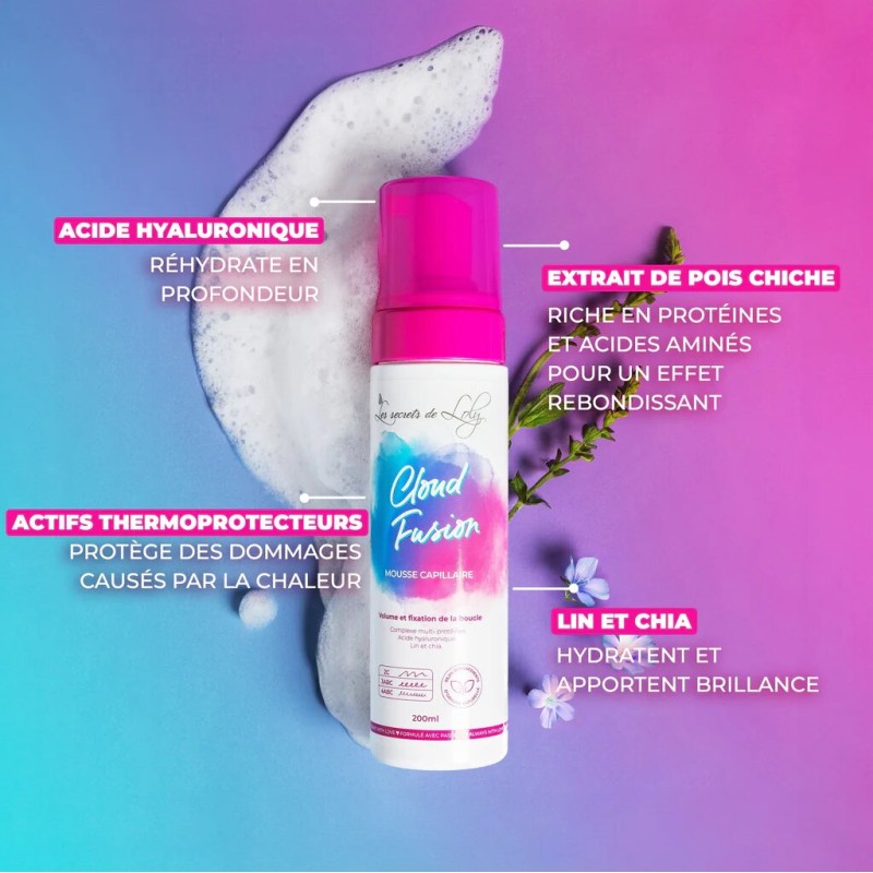 Salle d'ô - Mousse capillaire - Cloud fusion - 200ml Salle d'ô - Mousse capillaire - Cloud fusion - 200ml