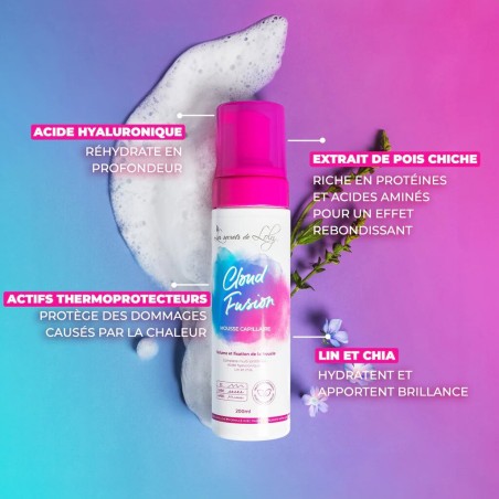 Salle d'ô - Mousse capillaire - Cloud fusion - 200ml