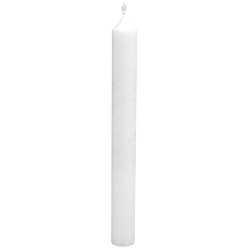 Candela alla stearina organica - Bianca - 9 ore