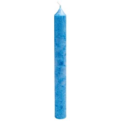 Candela alla stearina organica - Azzurro cielo - 9 ore