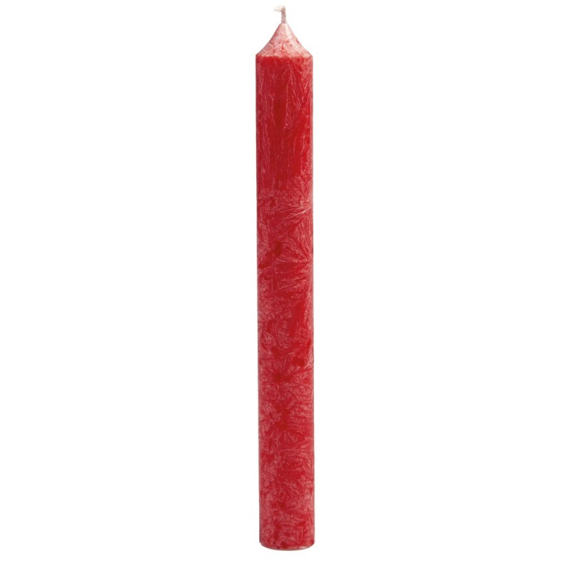 Salle d'ô - Bougie stéarine bio - Rouge - 9h Salle d'ô - Bougie stéarine bio - Rouge - 9h