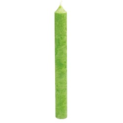 Candela alla stearina organica - Verde - 9 ore