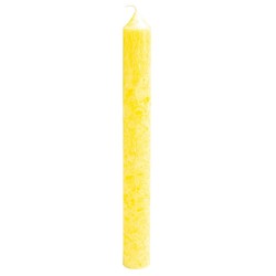 Candela alla stearina organica - Gialla - 9 ore