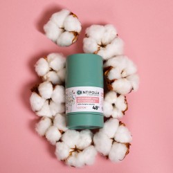 48h refillable stick deodorant - Cotton flower - 50g