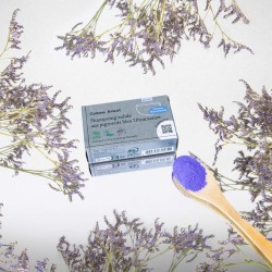 Solid shampoo for white blond hair - Ultramarine - 70g